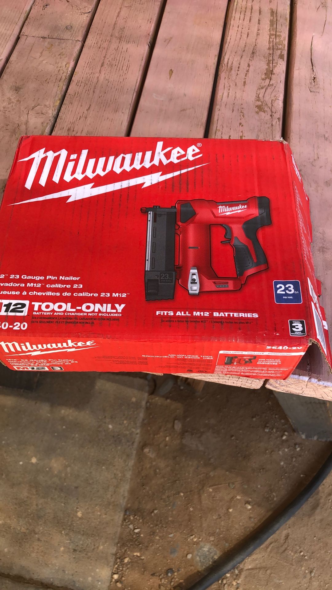 12v 23 GA Nailer Only Tool