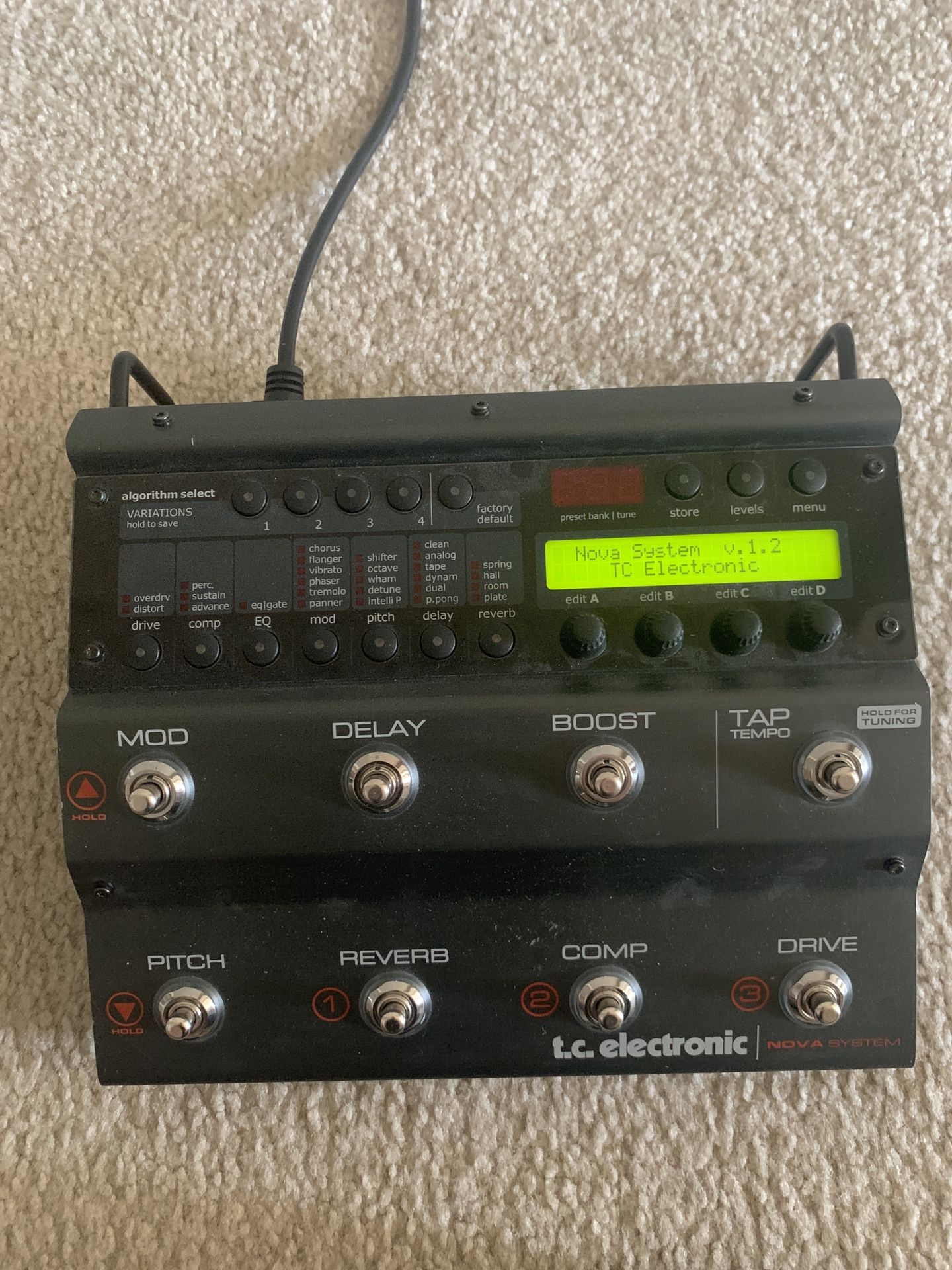 ギター tc electronic nova system TC Electronic Nova System Guitar Multi-Effects Pedal | zZounds