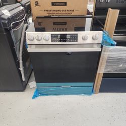 New Sharp Slide In Electric Stove