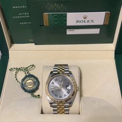 Rolex Datejust 41 'Wimbledon" 126333 - Bi-Metal: Steel/Yellow Gold Jubilee Brace