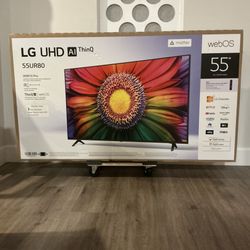 55” LED 4K UHD Smart TV (Brand New In Box)