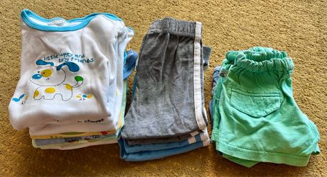 2T-3T Kids Toodler  bundle onesie pants shorts, cotton