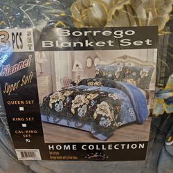 Calking Borrego Blanket 3 Piece Set