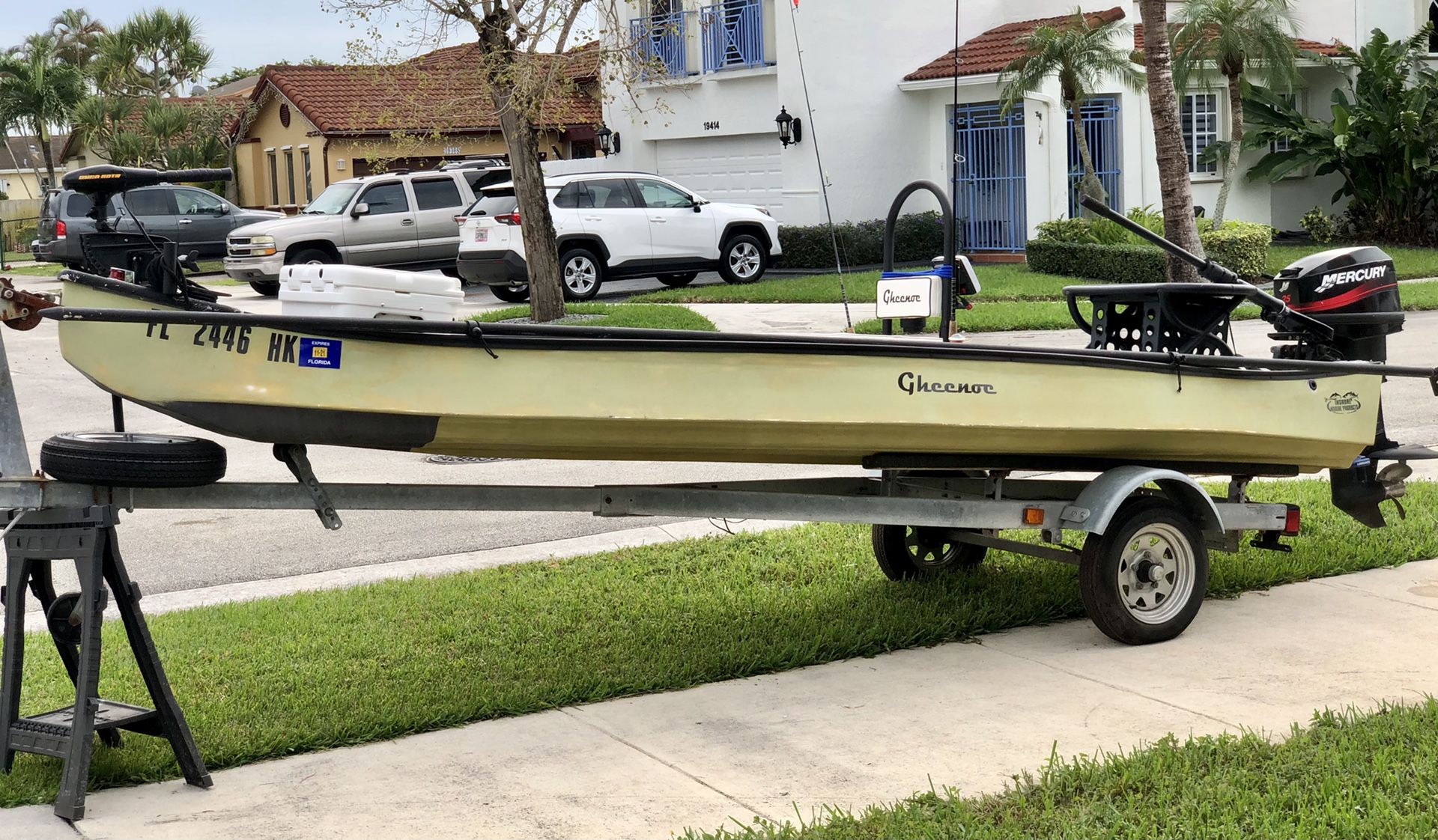Gheenoe Classic 15’6” w/ 25HP Mercury. for Sale in Miami, FL OfferUp