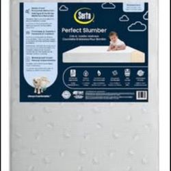 Serta Perfect Slumber Dual Sided Crib and Toddler Mattress