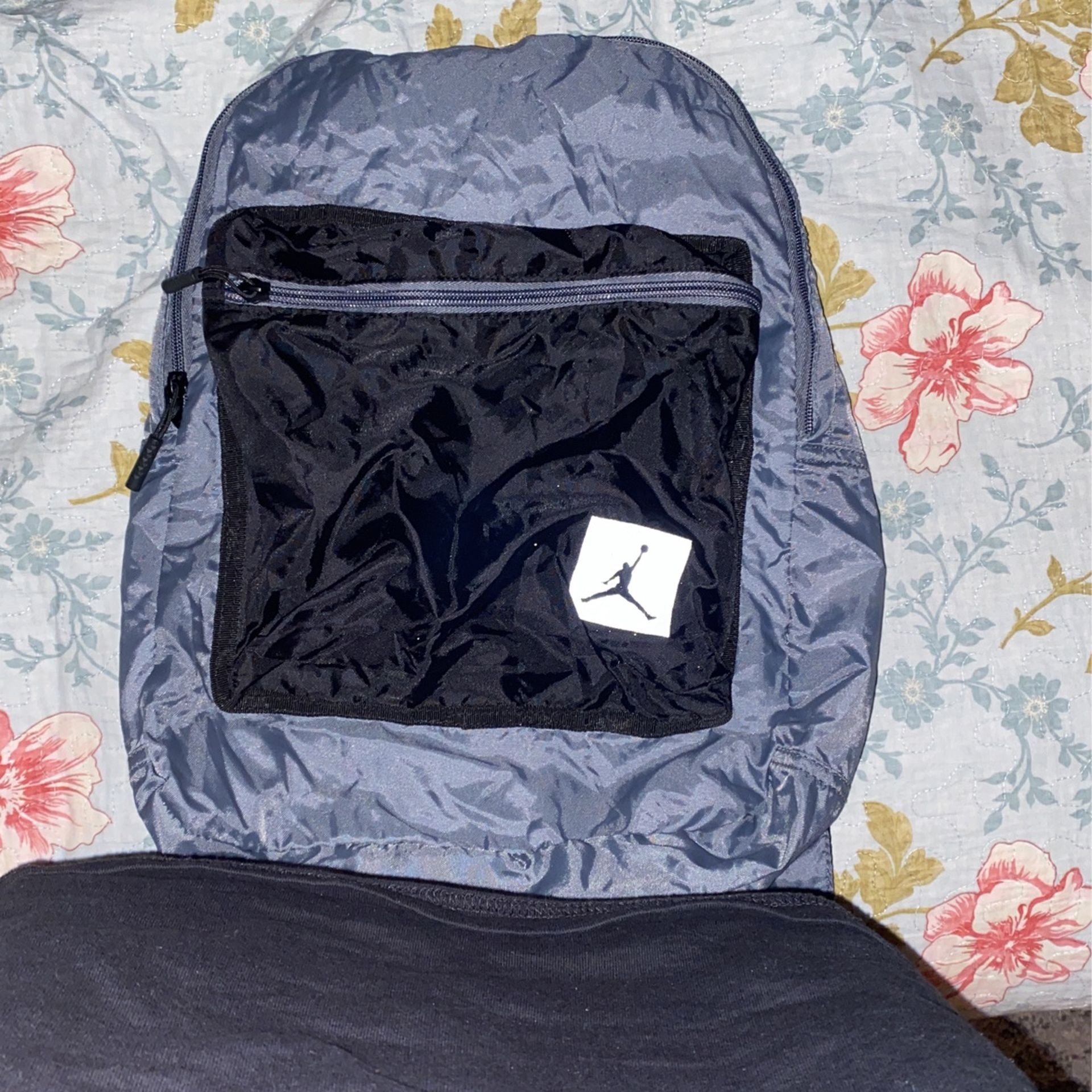 Grey / Black Jordan Backpack