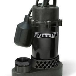 Everbilt 1/4 HP Aluminum Sump Pump Tether Switch $69