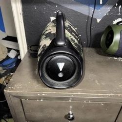 JBL Boombox 3 Portable Bluetooth Speaker okay condition, AC power cord included.
