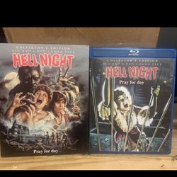 HELL NIGHT 1981 SCREAM FACTORY BLU-RAY+DVD COLLECTORS EDITION WITH SLIPCOVER!!