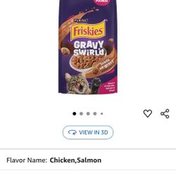 Friskies Gravy Swirlers Cat Food 3.15lb 4 Pack