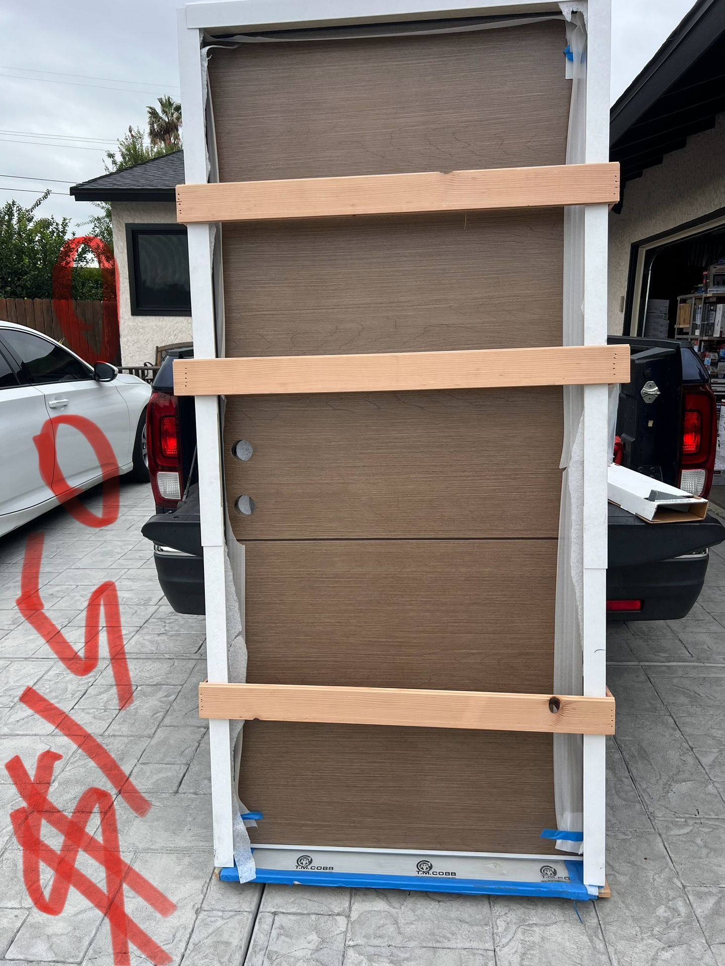 Preciosa Puerta Nueva De Exterior Zise 36x80 De Fibra De Vidrio
