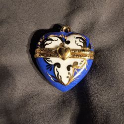 Limoges porcelain Heart 