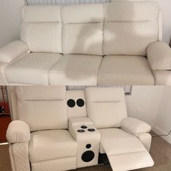 Brand New Power Reclining Sofa and Loveseat / Sofa y Loveseat Reclinables Nuevos a Estrenar … Fast 🚚