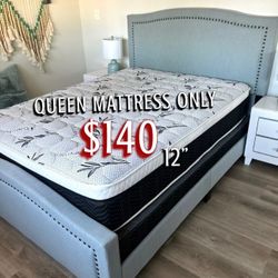 New Queen. Mattress Only $140