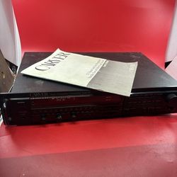 Carver CT-17 Sonic Holography Preamplifier Tuner Remote Manual Tested - works