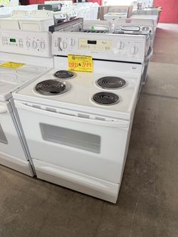 Whirlpool White Electric Coil Range