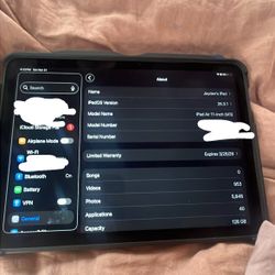 Ipad air m3 128gb 11 inches