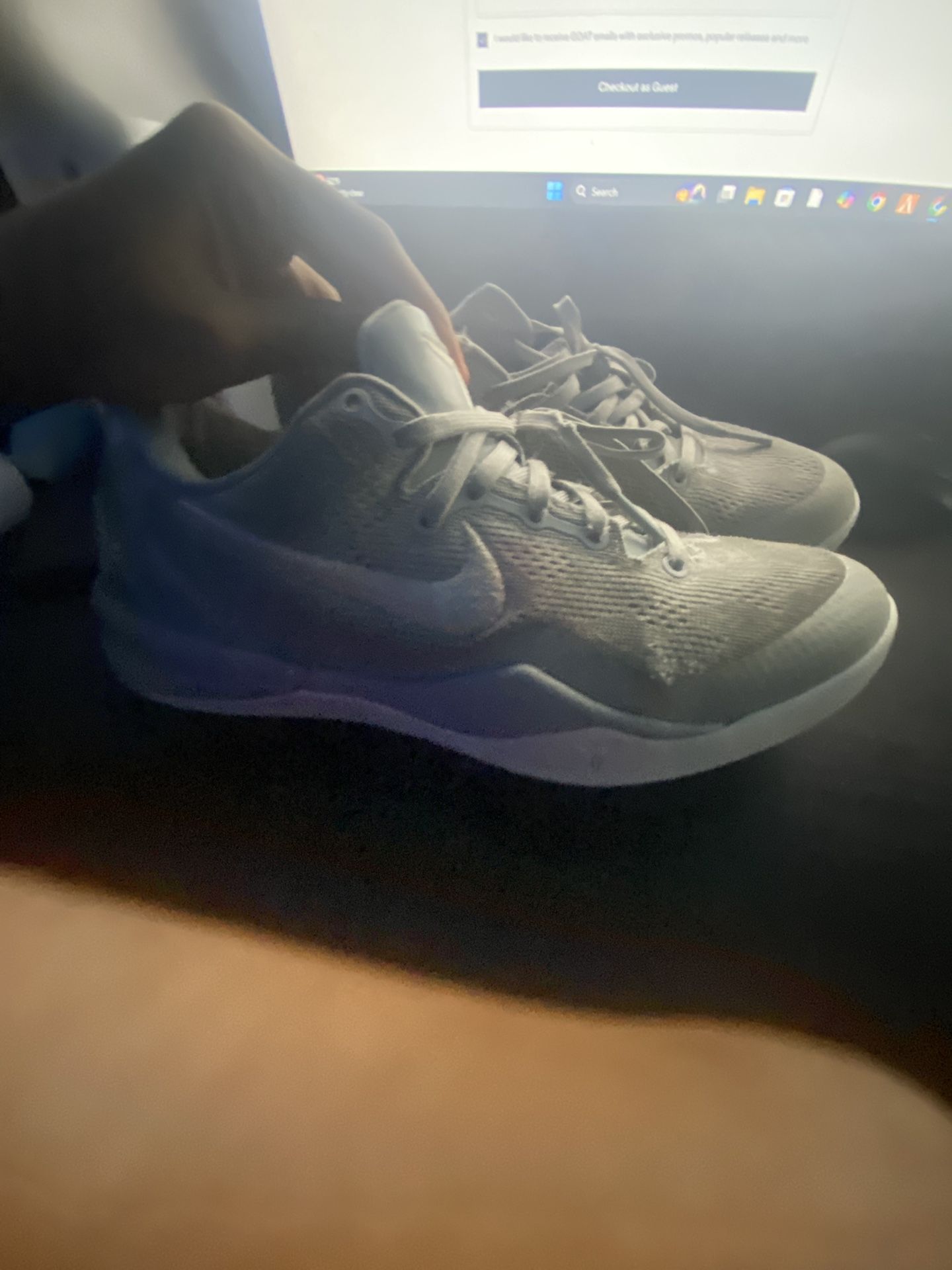 kobe 8 wolf grey