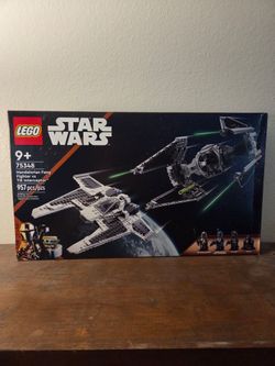 Lego Star Wars 75348 Mandalorian Fang Fighter vs TIE