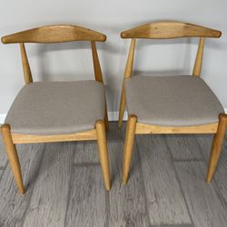 New Francie Grey Fabric Upholstered Dining Chair (Set of 2)