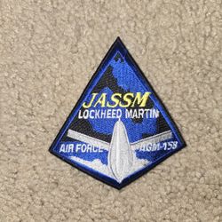 Lockheed Martin AGM-158 JASSM AIR FORCE NAVY AVIATION SKUNKWORKS PATCH - BRAND NEW