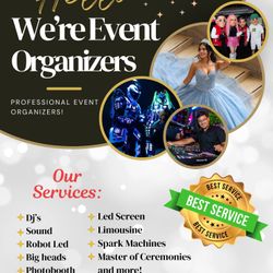 ✅ “Event services: Photo, video, sound, and lighting 🎉📸” ✅