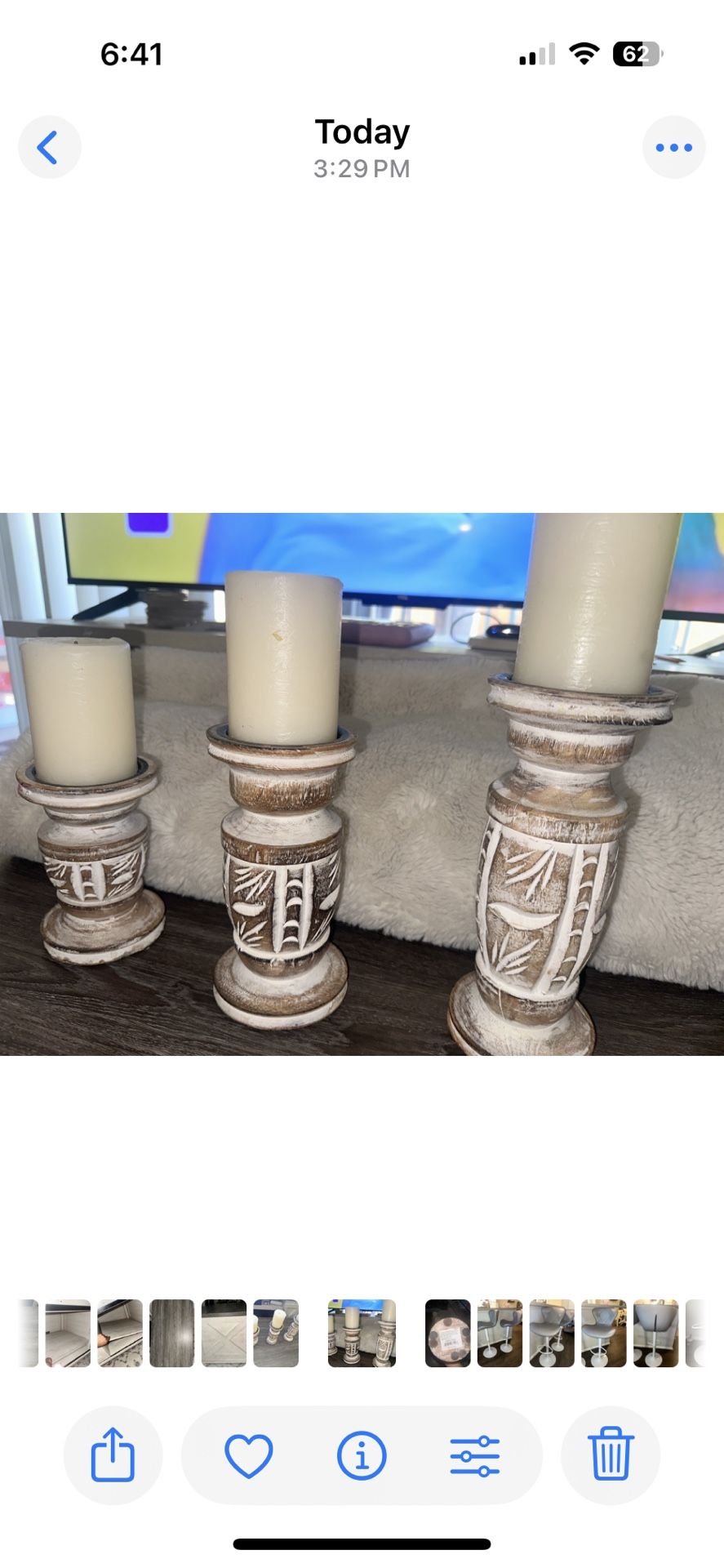 Rustic Look Candle Holder