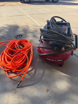 Porter Cable Air Compressor with Hose