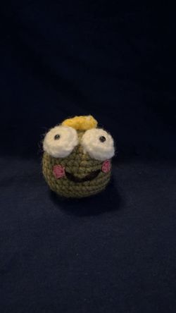 Crochet Frog Head 