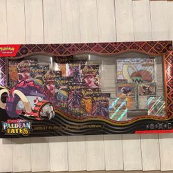 Pokemon Tcg Card Great Tusk and Iron Treads Premium Collection Box