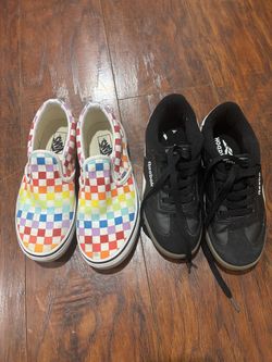 Kids Vans + Reebok Shoes Size 1 – 2 Pairs $25