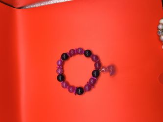 Purple Sparkle Duck Bracelet