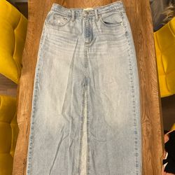 Universal Thread Long Denim Skirt 6