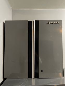Husky Steel Garage Storage Cabinet – Wall Mounted – Gray