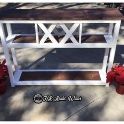 Rustic Entryway Table 