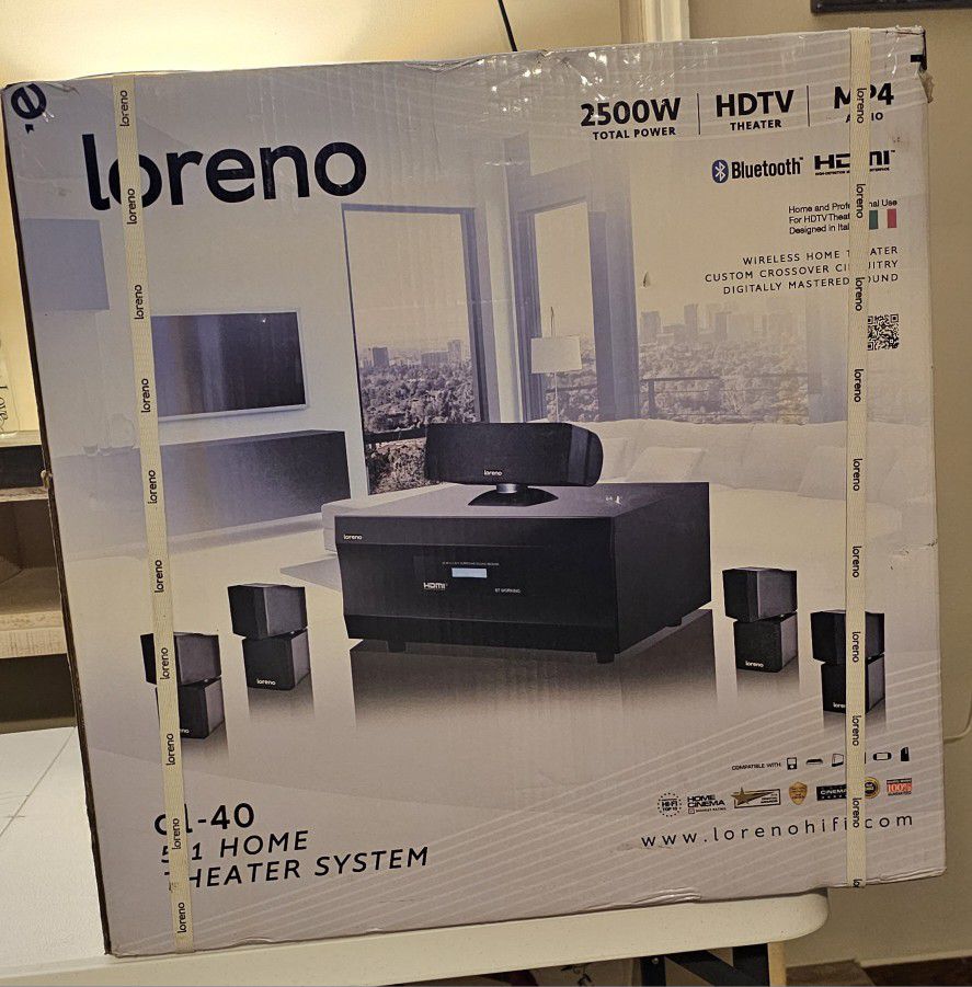 Home Theater System- Brand New