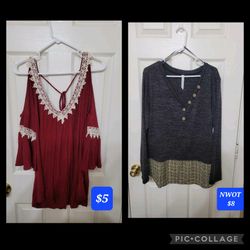 Womens 2x Tops