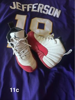 Air Jordan 12 Retro Toddler Sneakers Size 11C