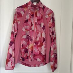 ATHLETA Women’s Running Jacket Pink -L
