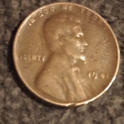 Rare 1941 Lincoln Wheat Penny With No Mint Mark!