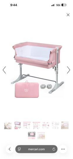 Baby Joy Bedside adjustable Bassinet