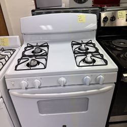 White Ge Stove 