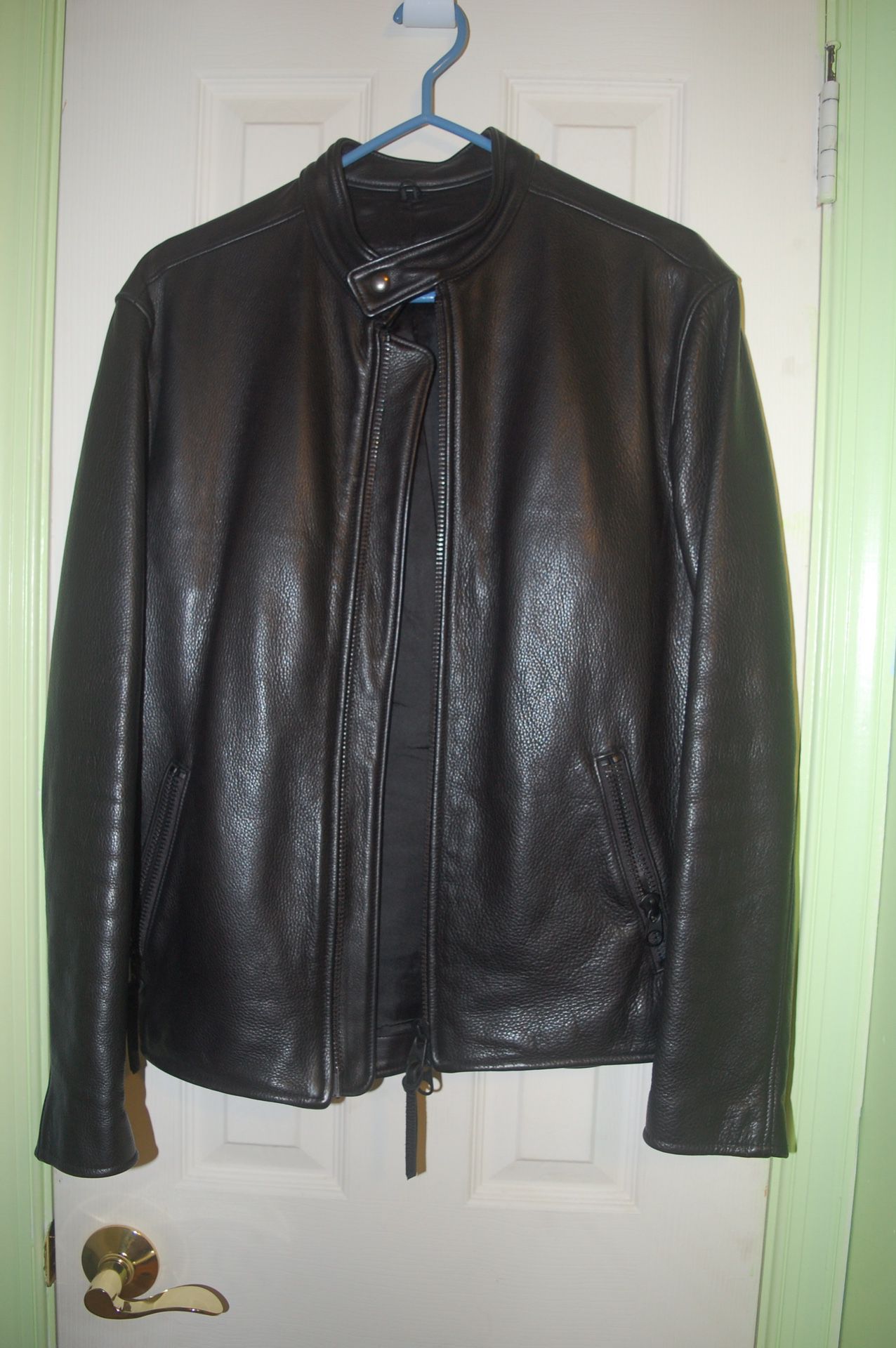 Roots Keith Leather Jacket - Black - M - $425