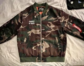 Camoflouge Bomber Jacket 