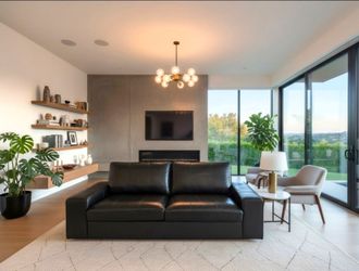 Ikea kivik leather sofa