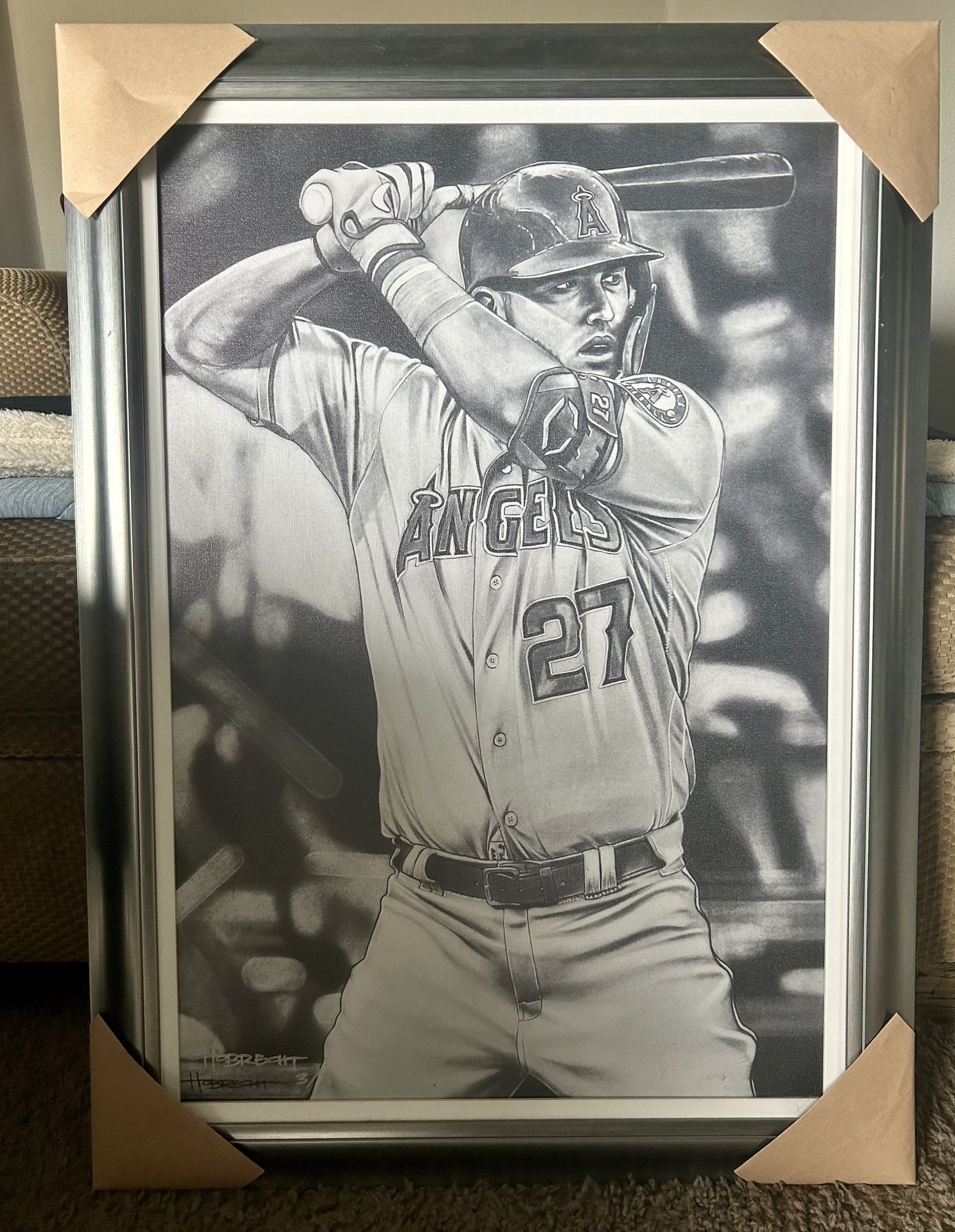 Christmas gifts, New surfboard, Mike trout limited edition Print, Pearl Jam posters