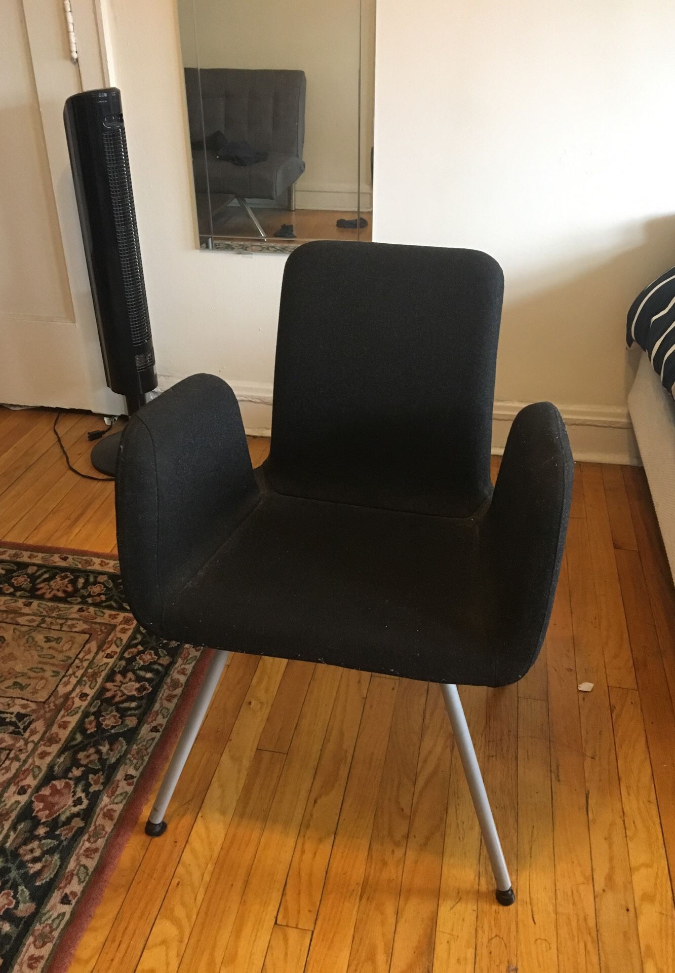 IKEA desk Chair upholstered, black