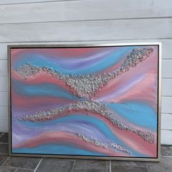 Cotton Candy Painting Large