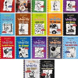 The DIARY of a WIMPY KID Book lot  Collection series Jeff Kinney. 2-17
