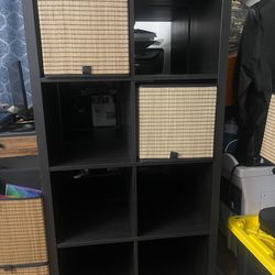2 IKEA shelve units
